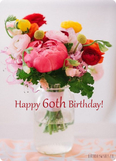 60th Birthday Wishes For Female Friend With Images