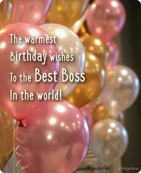 birthday ecard for boss