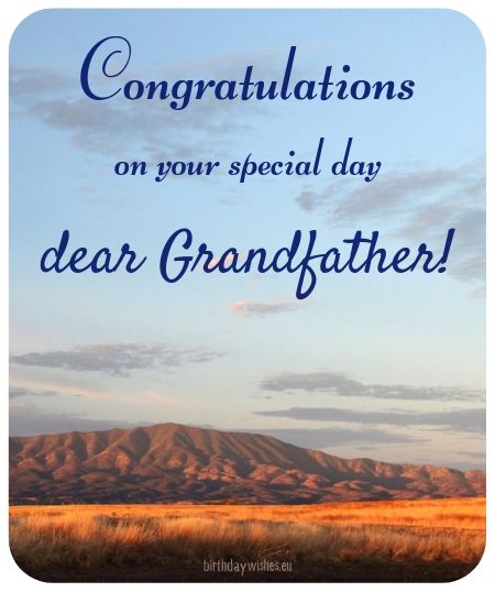 birthday greetings for grandpa