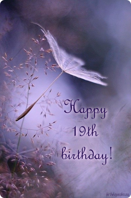 Happy 19th Birthday Wishes And Messages 