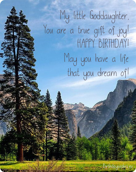 happy birthday goddaughter quotes